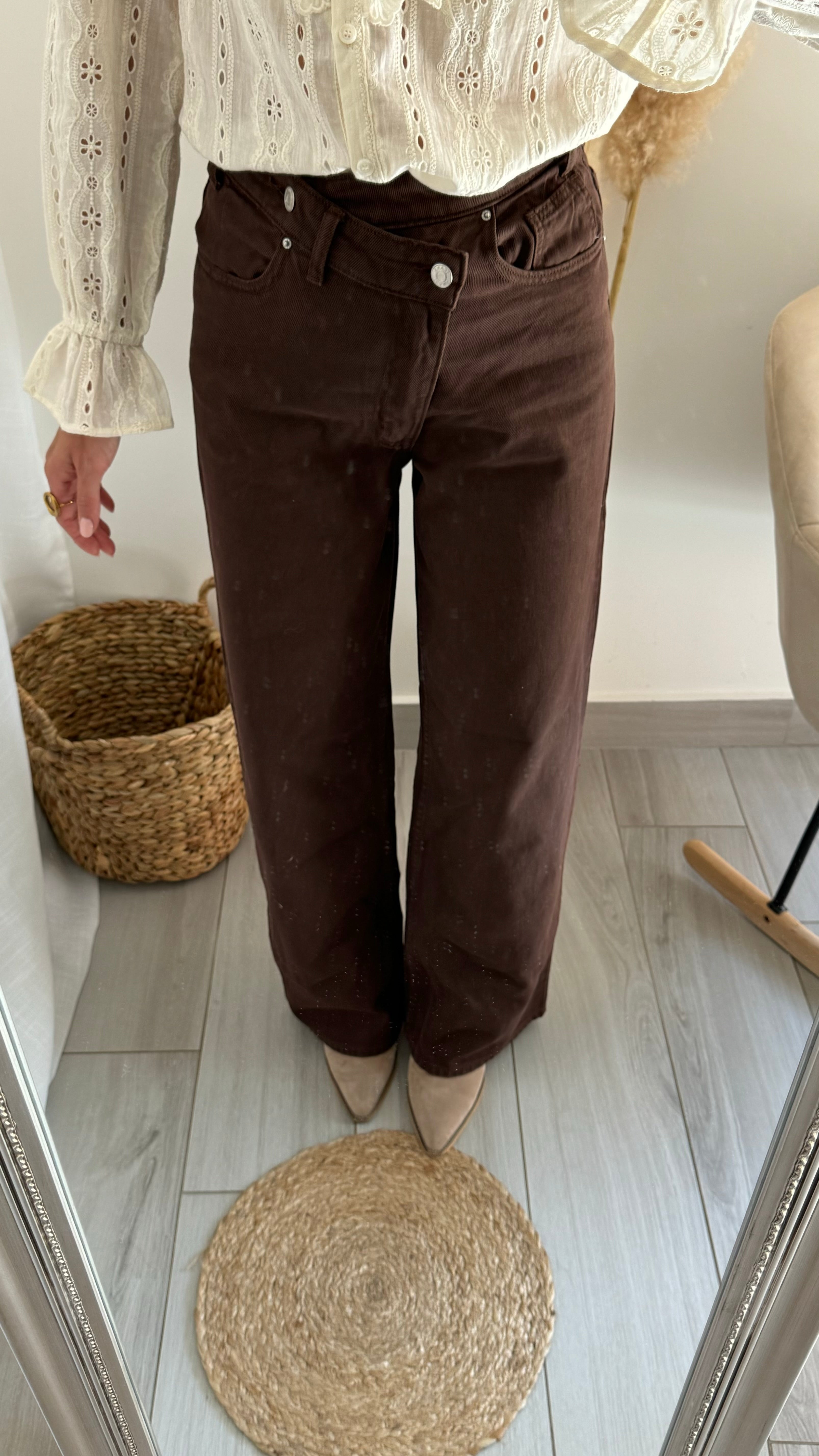 JEANS NOÉMIE MARRONE