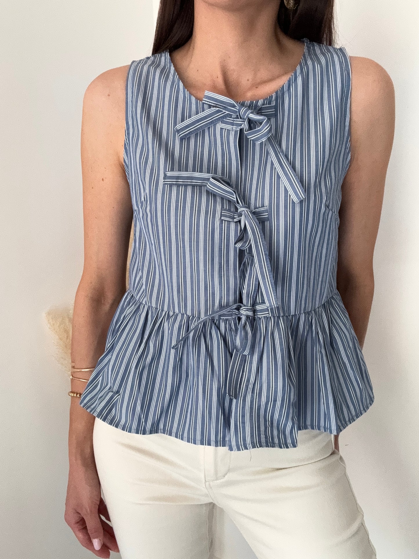 BLUSA HARPER AZZURRA