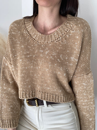 PULL FIAMMATO BEIGE