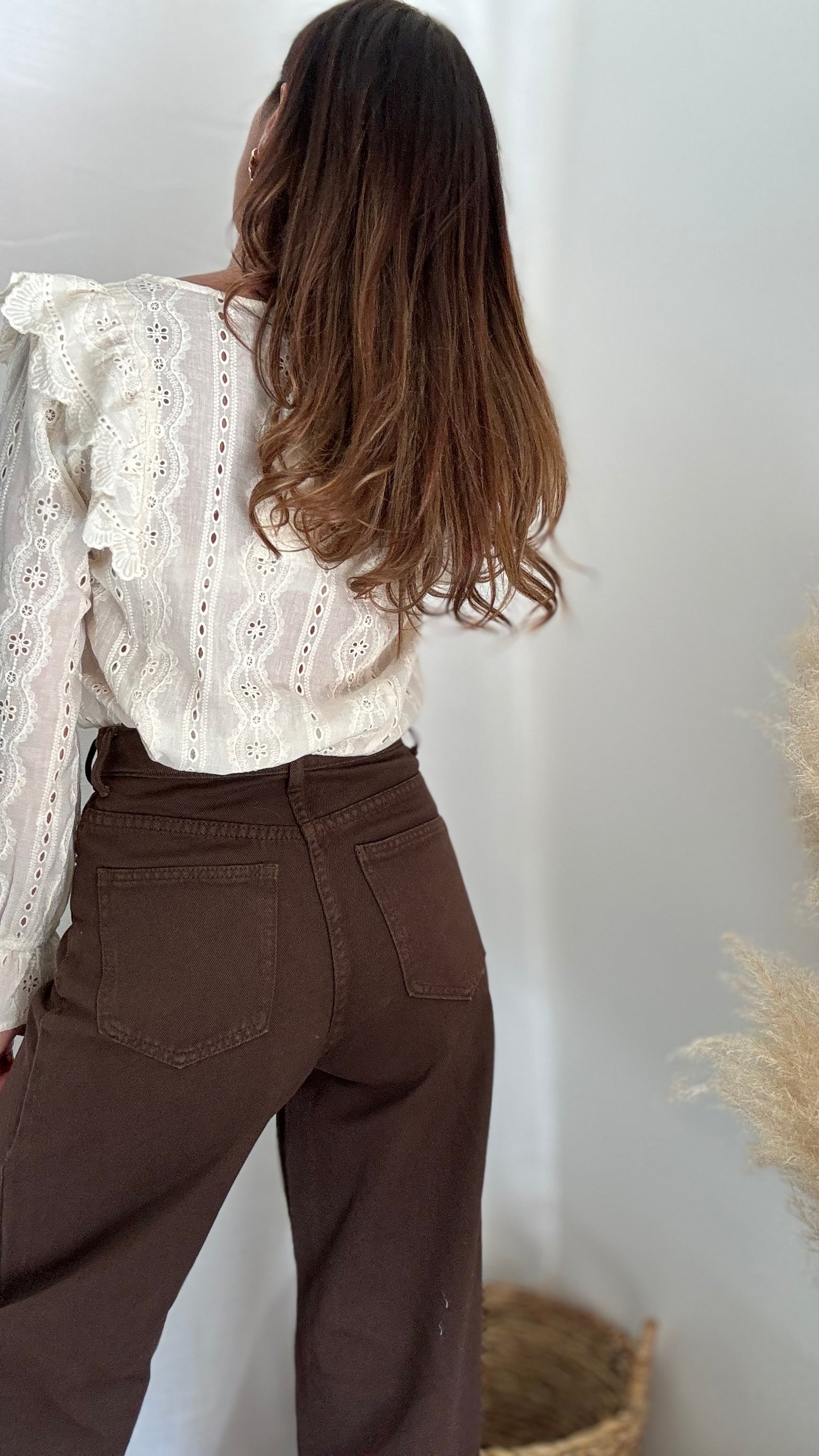JEANS NOÉMIE MARRONE