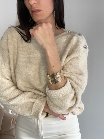 MAGLIONE AMABEL BEIGE