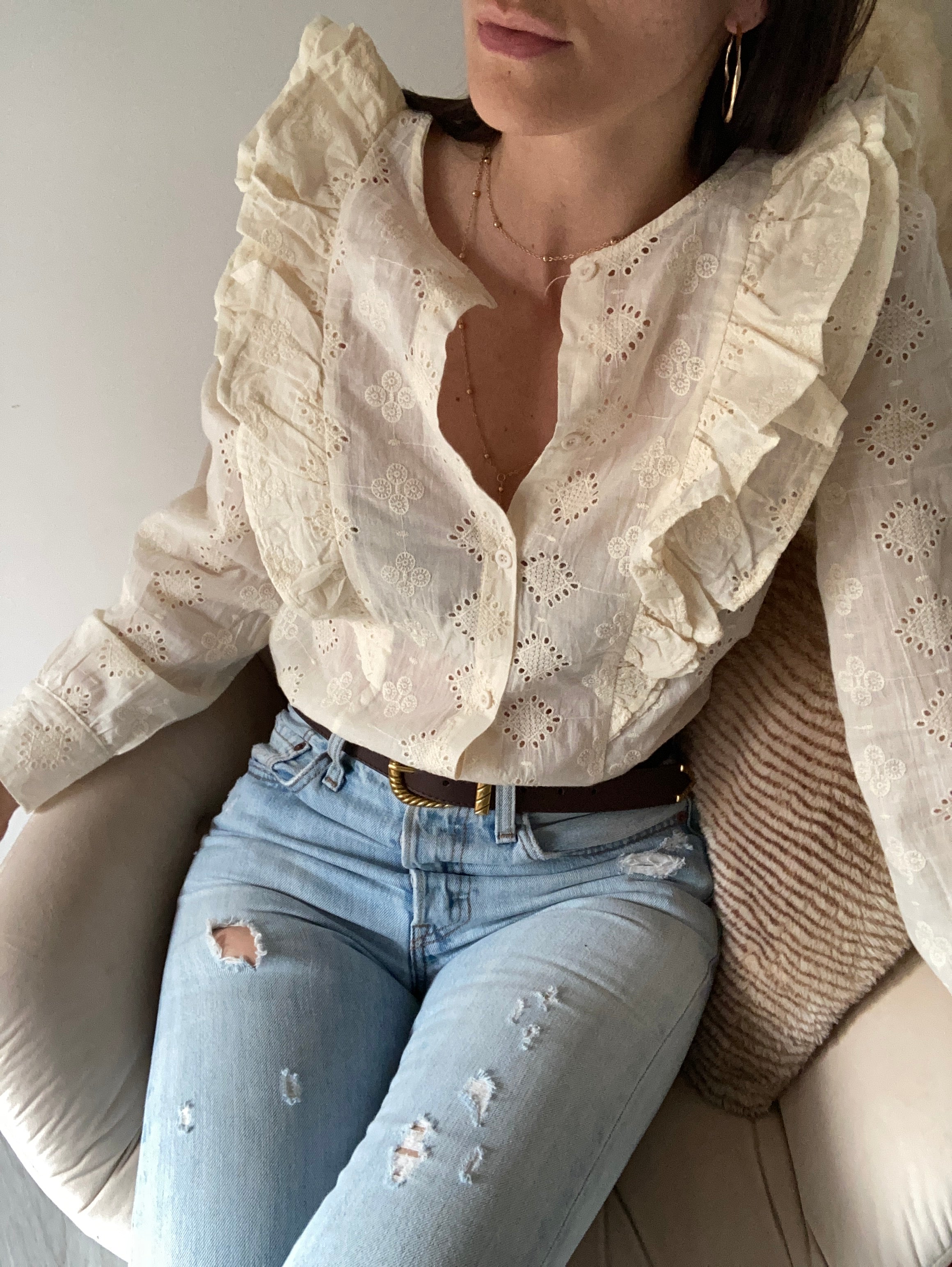 BLUSA ANNE BEIGE