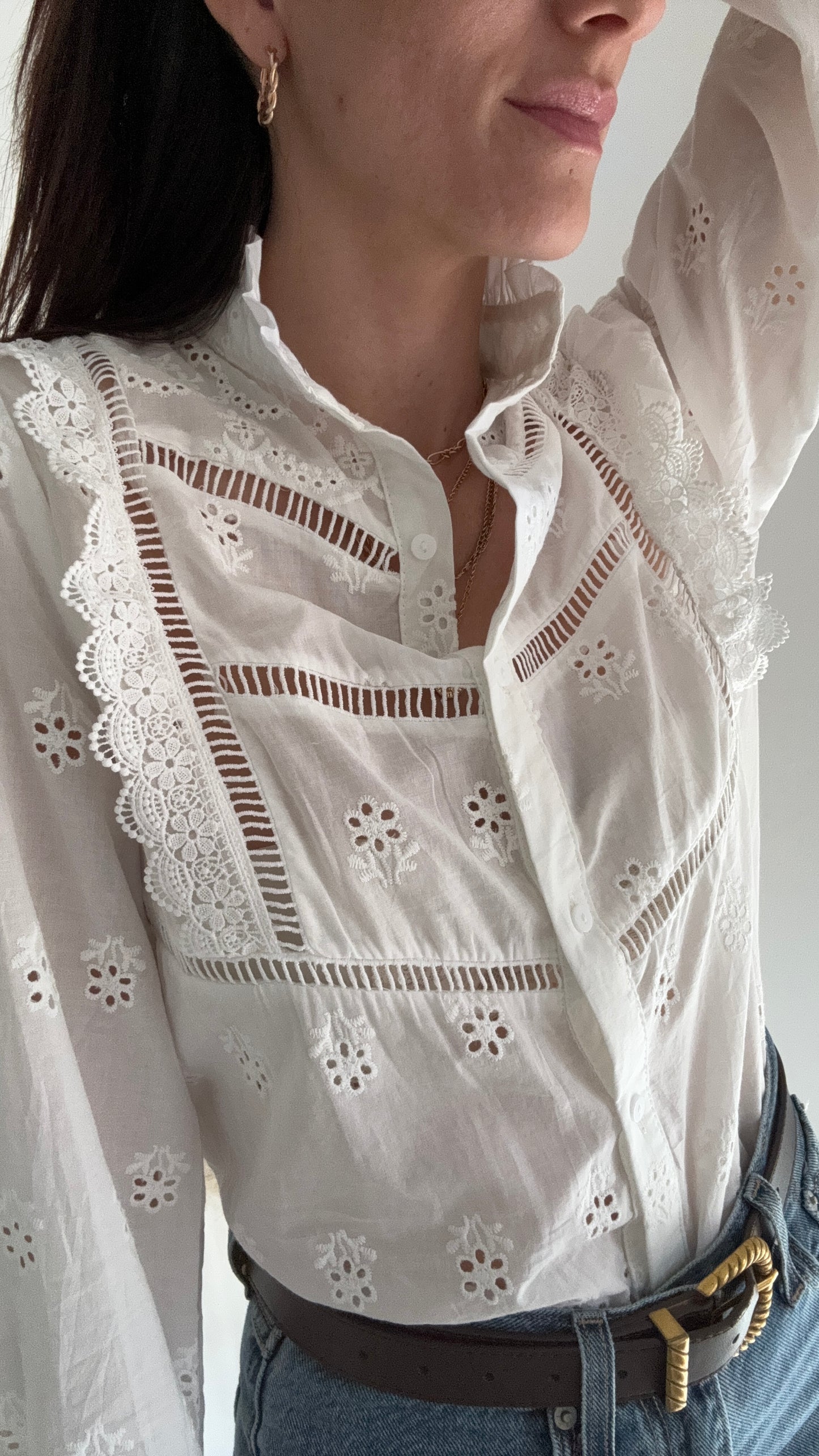 CAMICIA FLEUR BIANCA