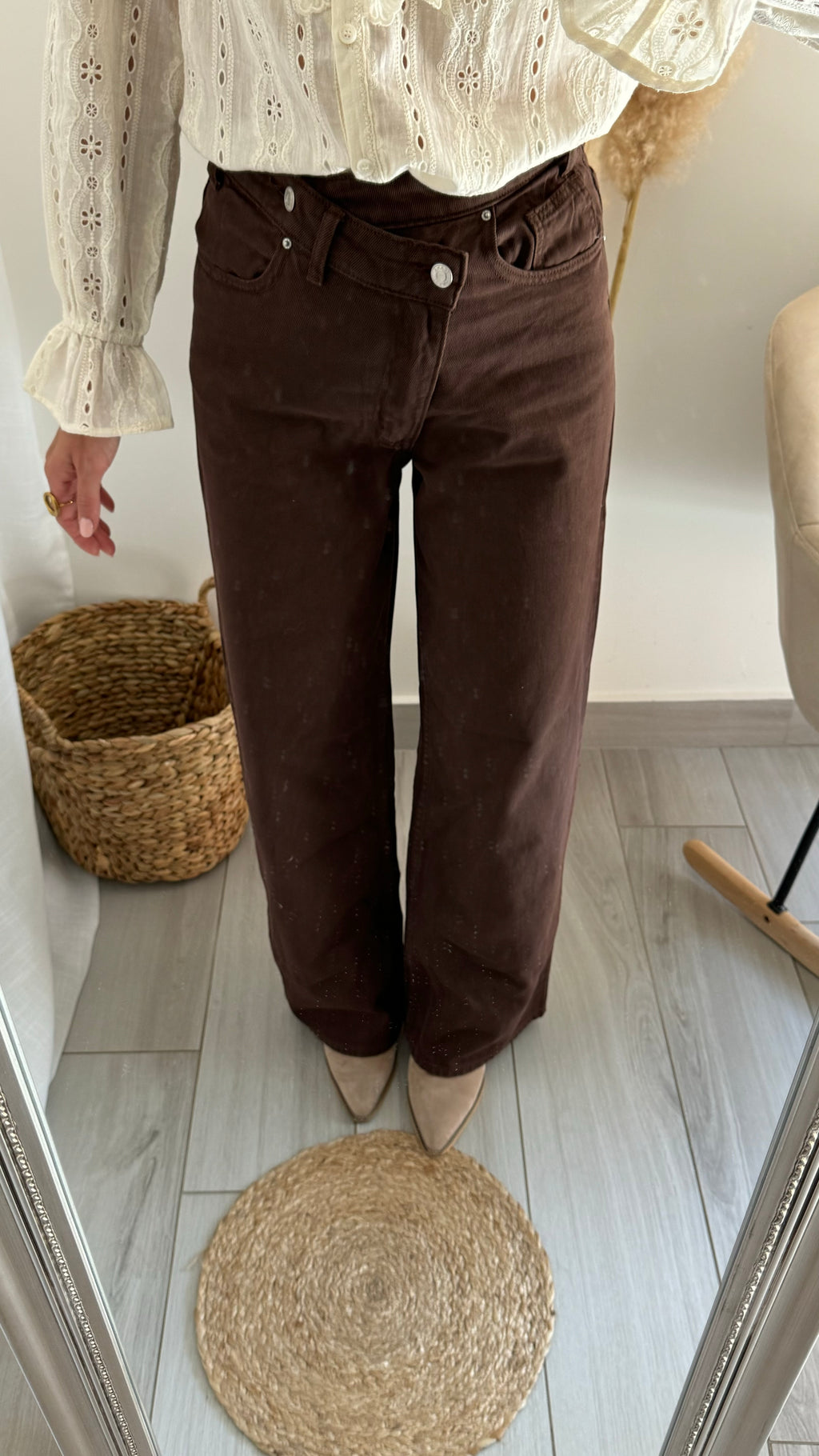 JEANS NOÉMIE MARRONE