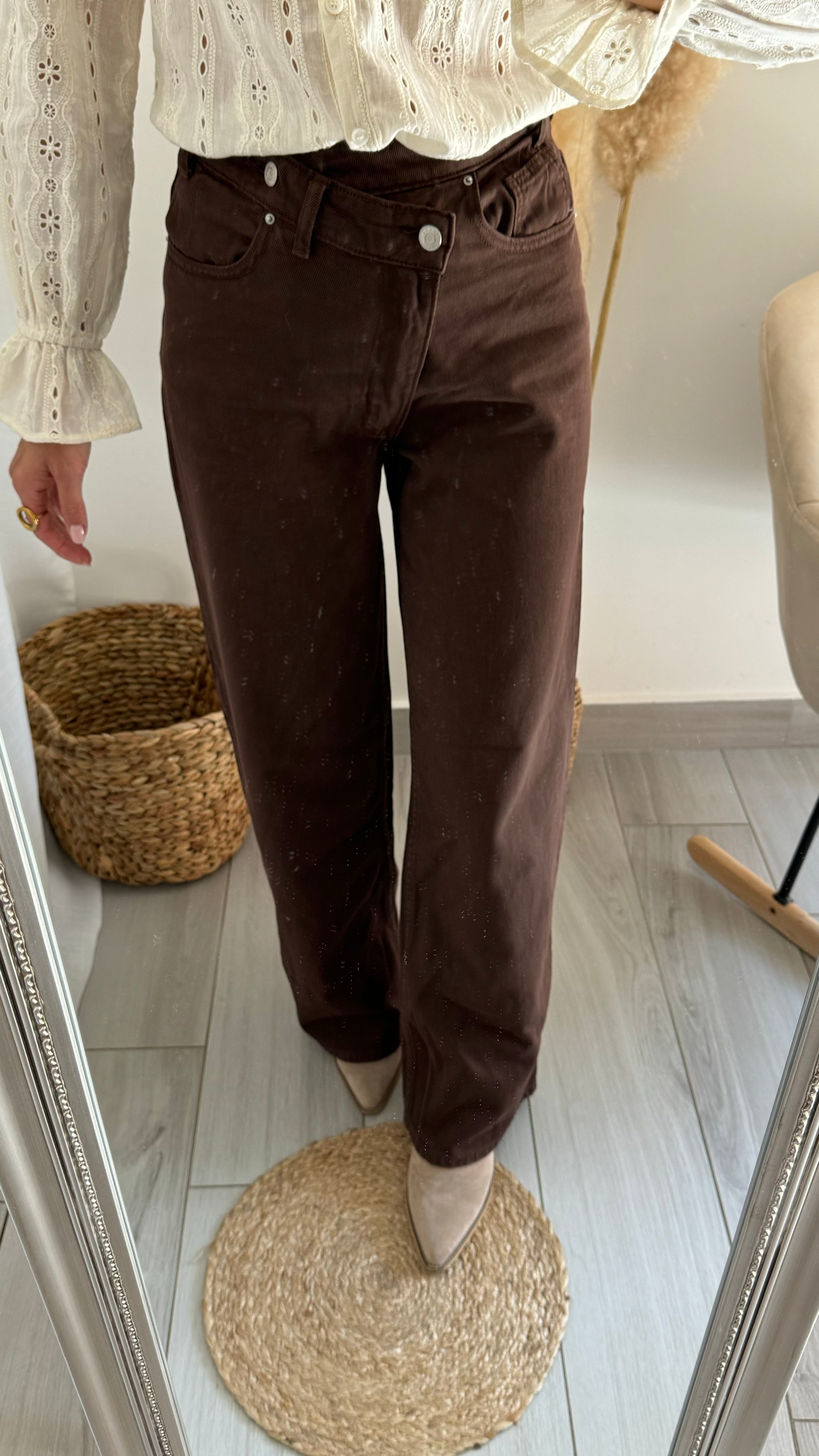 JEANS NOÉMIE MARRONE