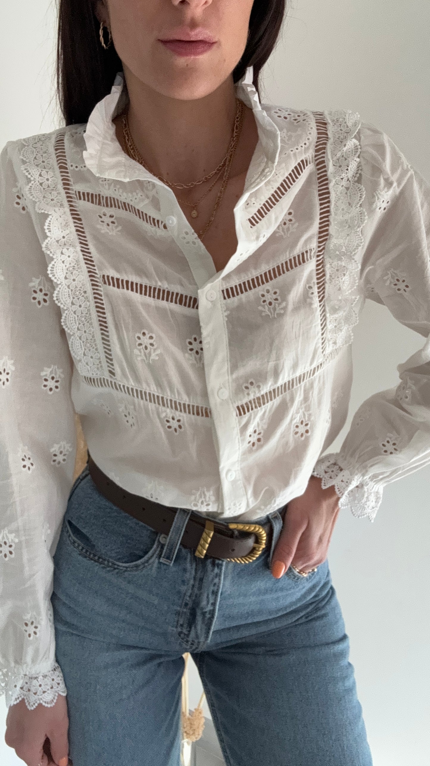 CAMICIA FLEUR BIANCA