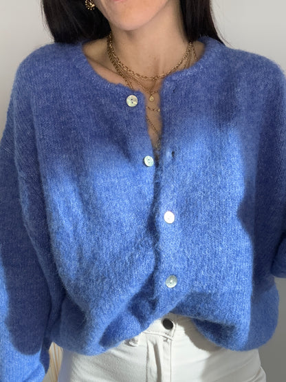 CARDIGAN SOHO BLU