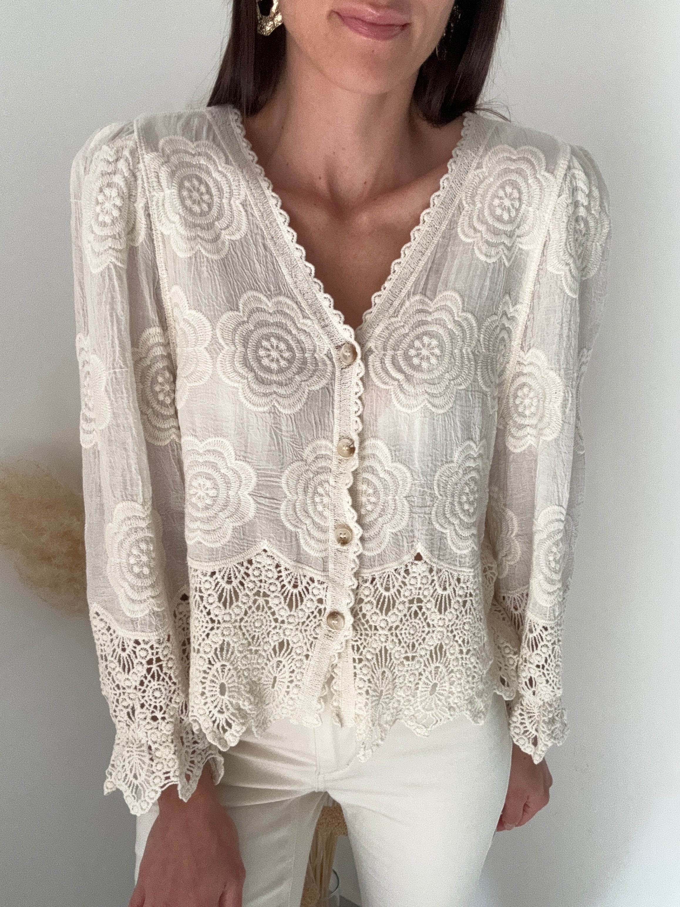 BLUSA LAUREL 100% COTONE