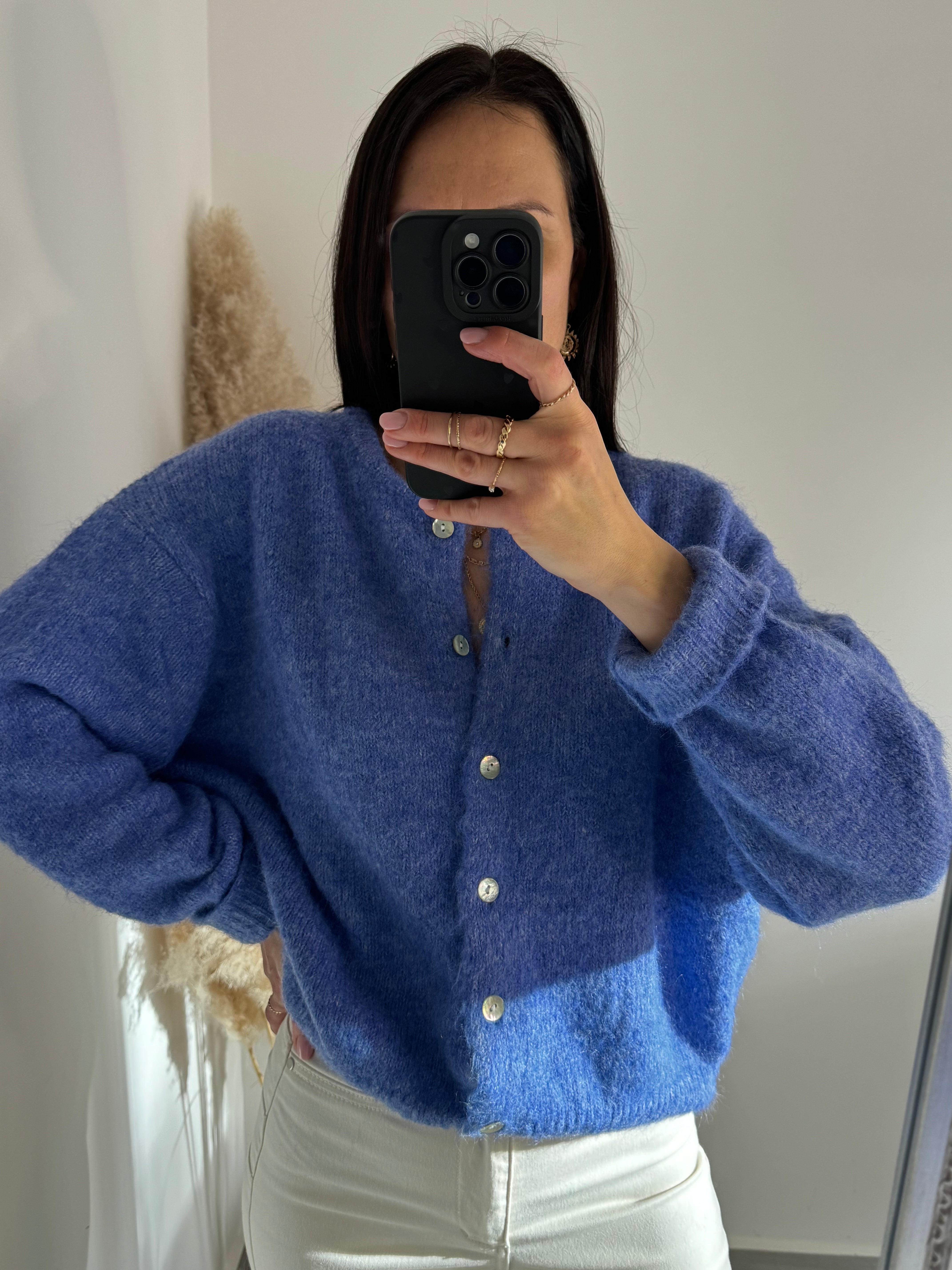 CARDIGAN SOHO BLU