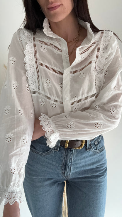 CAMICIA FLEUR BIANCA