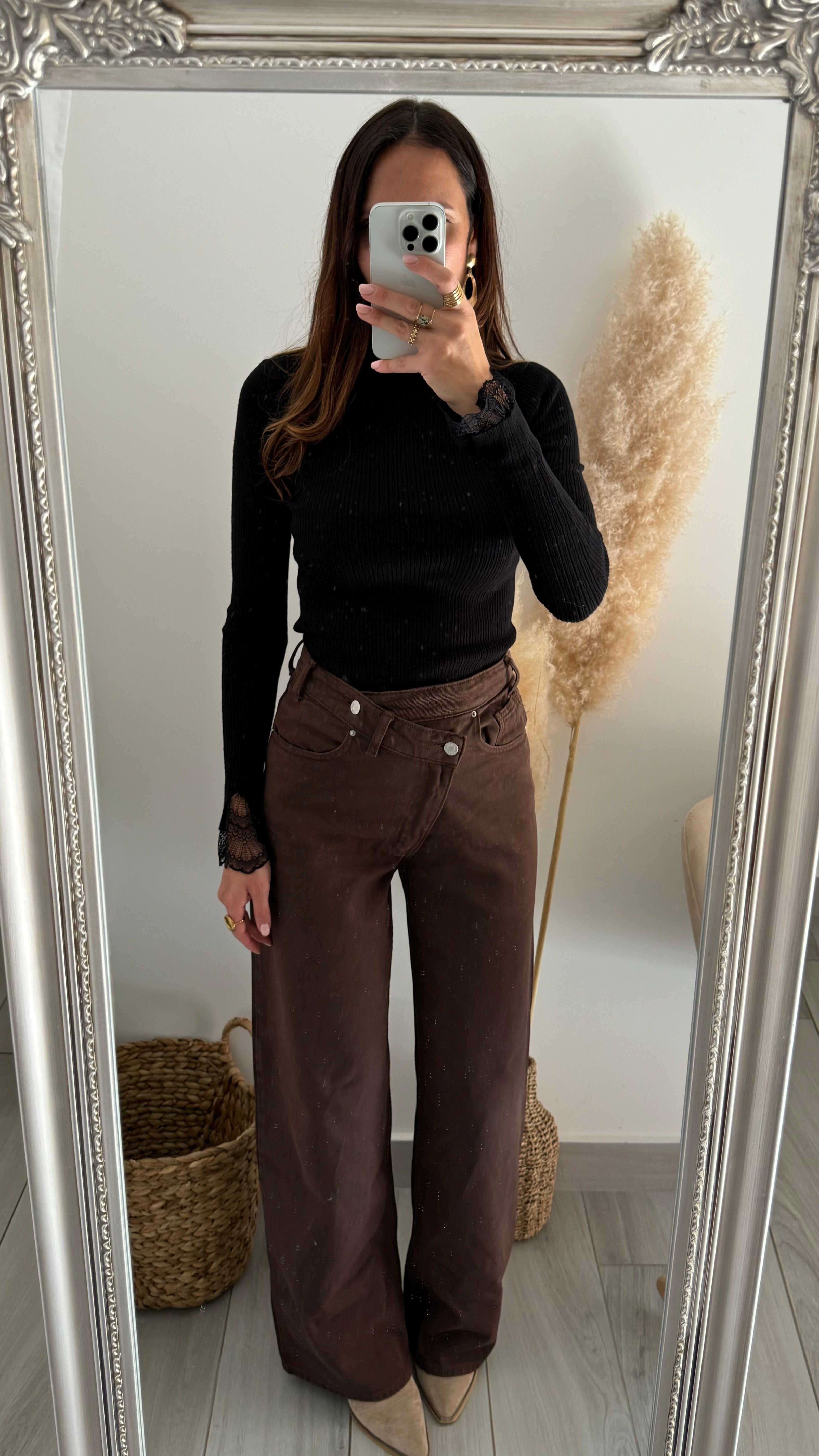 JEANS NOÉMIE MARRONE